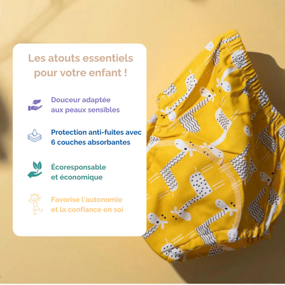 BambinoSoft™ | Culottes d'entraînement écologiques et réutilisables